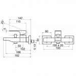 Remer AU05 Absolute 浴缸龍頭 (鍍鉻色)